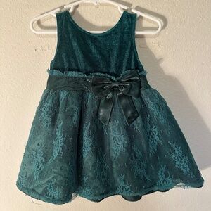 Goodlad toddler velvet and lace dress